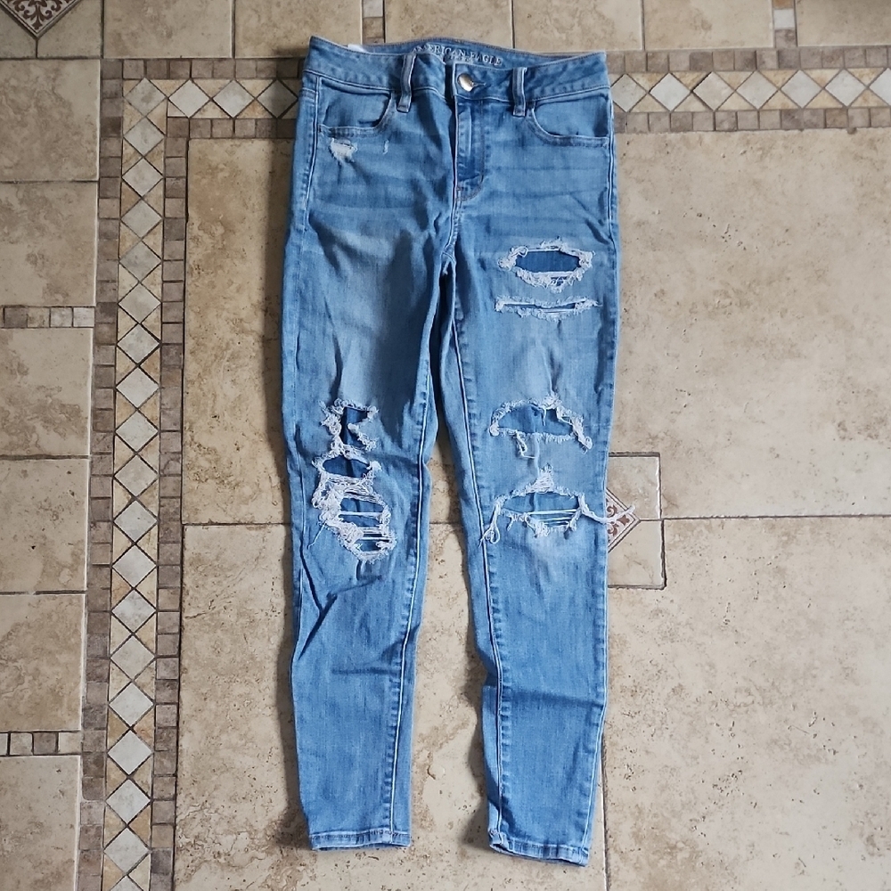American Eagle Hi Rise Jeggings Jeans